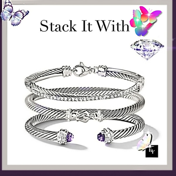 🔱'DAVID YURMAN' NEW! AUTH 5mm PINK TOURMALINE🔱M - Picture 4 of 6